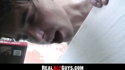 RealAltGuys.com - Wild anal sex and blowjob session with young alternative gays