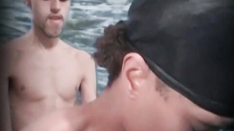 Inked stud finds dildo in fridge before banging ass
