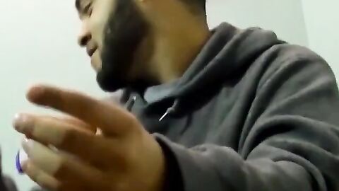 JoeSchmoeXXX.com - Hairy ebony homosexual gets sucked while masturbating