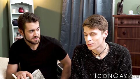 Dante Colle comforts Troy Accola with his big dick
