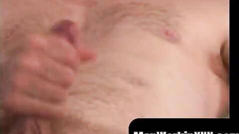 MenWorkinXXX.com - Amateur takes his big dick and masturbates until he reaches orgasm