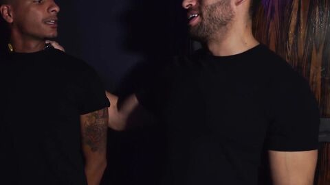Ricky Decker giving slender thug Apollo Fates rough bareback plowing