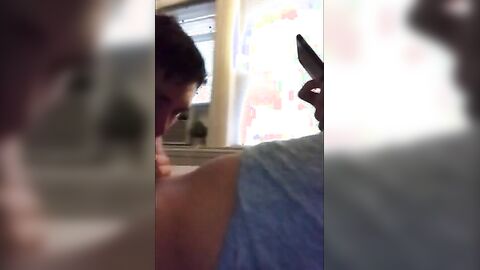 Hunk McHale's Massive Shaft Milked and Busted by a Blowjob Pro