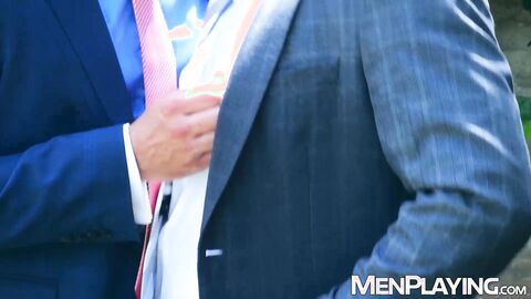 Hunk Joe Gillis hires Leo Grin as party planner and fuck buddy