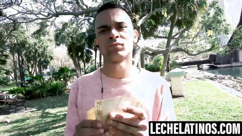 LecheLatinos.com - Fingering Gabriels hairy ass before barebacking