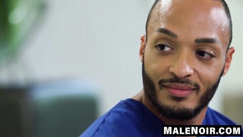 MaleNoir.com - Hungry Avery Jones endures aching ass for hung stud