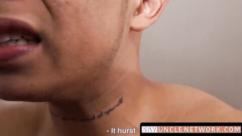 SayUncleNetwork.com - Stud Latino Jared Nyson's masturbation and cock riding POV
