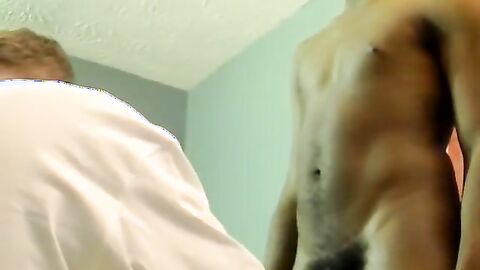 JoeSchmoeXXX.com - Mature homo swallows cum after interracial bareback