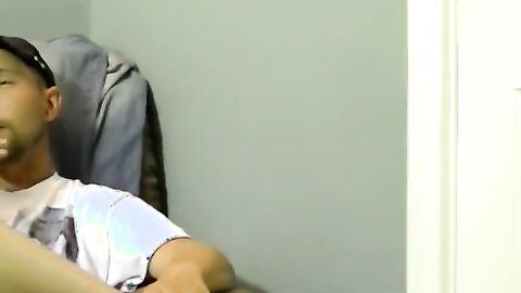 JoeSchmoeXXX.com - Amateur American blasts cum after solo stroking