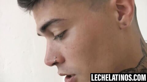 LecheLatinos.com - Chiseled Kendro seduced and ass drilled