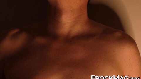 Hot and passionate hard throbbing cock stroking