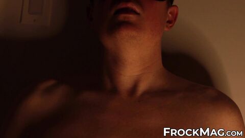 Hot and passionate hard throbbing cock stroking