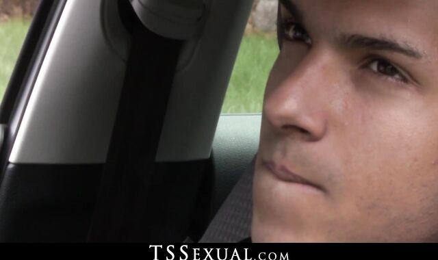 TSSexual.com - Latina tbabe and stud engage in anal sixty-nine pleasure