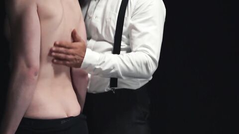 Twink gagged with socks while getting BDSM anal destroyed