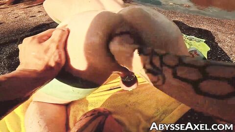Sexy Axel Abysse arched his back as he welcomed the raging fists into his gaping assh