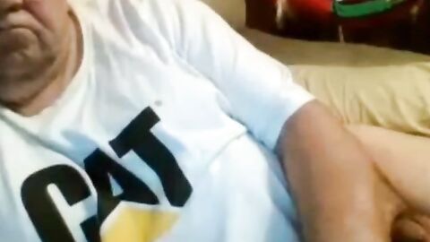 Daddy Strokes on Webcam