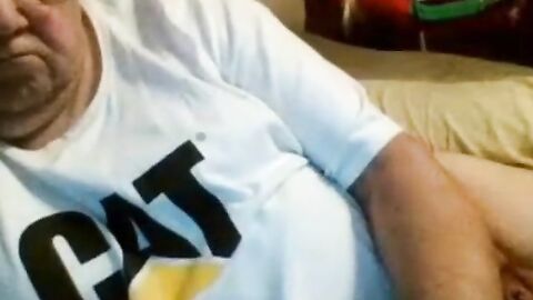 Daddy Strokes on Webcam