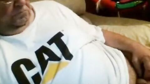 Daddy Strokes on Webcam
