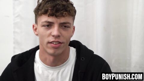 BoyPunish.com - Feeding huge meat to security guard Brett