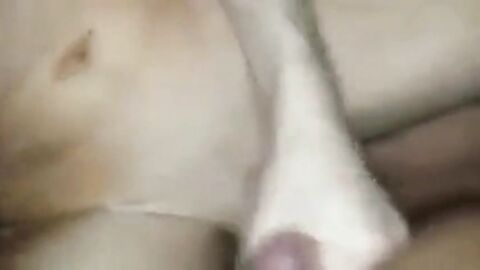 Amateur Bareback Masturbation with Boyfriend