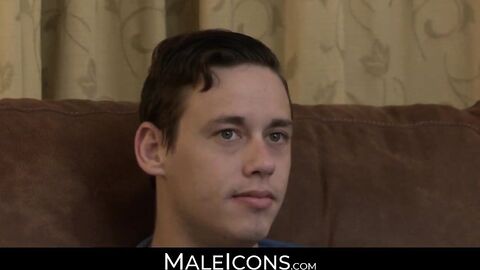 MaleIcons.com - Cute jocks' lovers' passionate lovemaking session with intense anal p