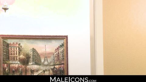 MaleIcons.com - Hung jock's eager anal play with boyfriend's big cock and intense pas