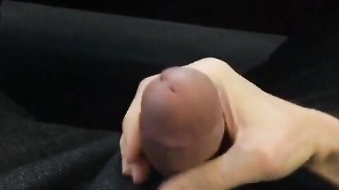 Big-Cock Daddy Masturbating at Work