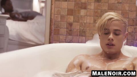 MaleNoir.com - Alam and DeAngelo's shower sex is wet wild and hot