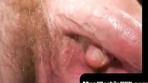 MenWorkinXXX.com - Naughty mature guy strokes his large cock and cums intensely