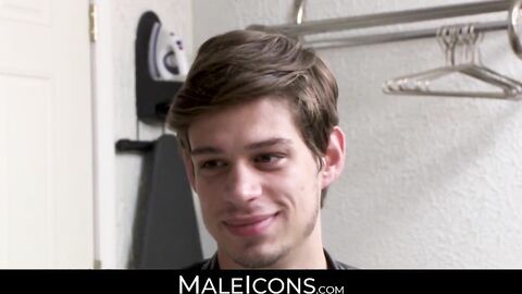 MaleIcons.com - Cute jock's craving for deep anal play with meaty cock and intense pa