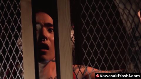 KawasakiYoshi.com - Yoshi Kawasaki drinks Axel Abysse's piss after rough fisting