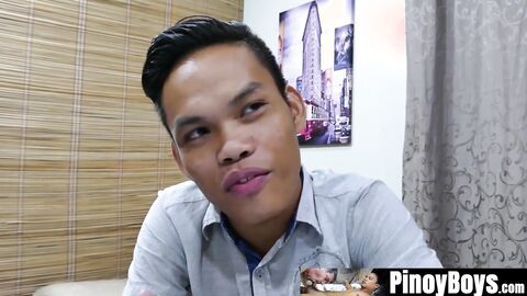 PinoyBoys.com - Young Asian seduces mature hunk into hard and raw pounding his ass
