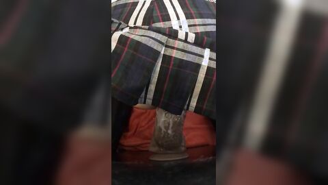Sissy Fucks Huge Black Dildo