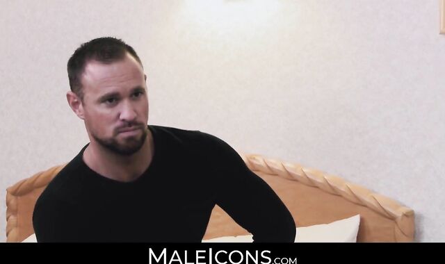 MaleIcons.com - Three hairy studs' wild anal play and intense fucking in a threesome