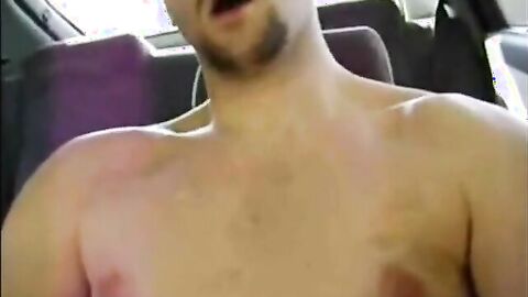 Verbal Hunk Cums Hard in His Car