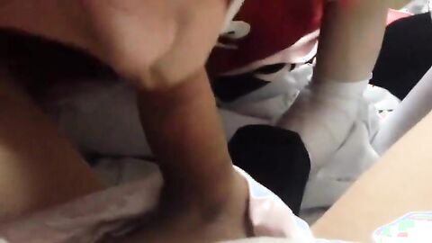 Cosplay Blowjob by Asian Crossdresser