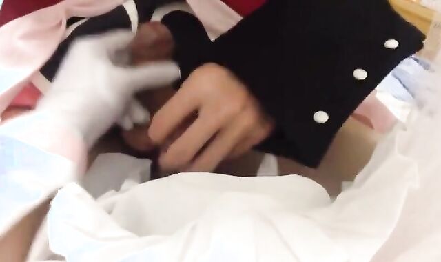 Cosplay Blowjob by Asian Crossdresser