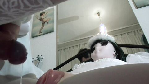 Sissy Crossdresser Fucks Doll with Emo Vibe