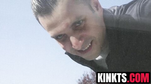 Jock Papa Georgio groans in deep ass penetration with busty TS Foxxy