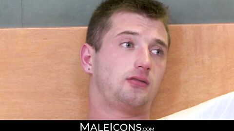 MaleIcons.com - Lusty twink's seduction and intense anal play with guy's big cock