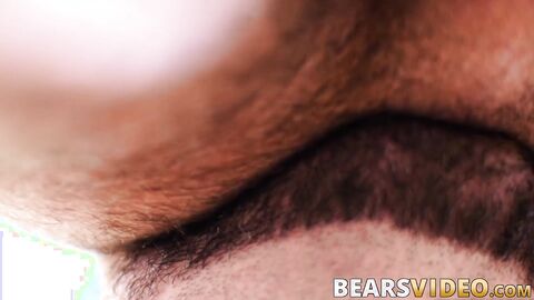 Inked bear Atlas Grant hard bareback banging chubby gay