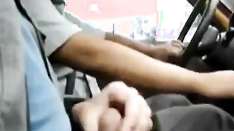 Big Dick Flash for Taxi Driver - Gay Latino Handjob