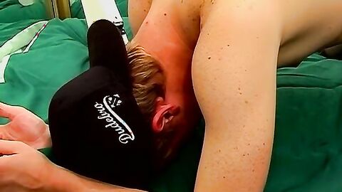 Getting a straight man to share a hardcore action on camera
