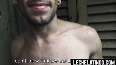LecheLatinos.com - Straight Latino's gay awakening with a raw, passionate outdoor ana