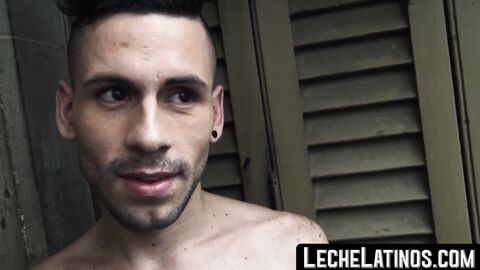 LecheLatinos.com - Straight Latino's gay awakening with a raw, passionate outdoor ana
