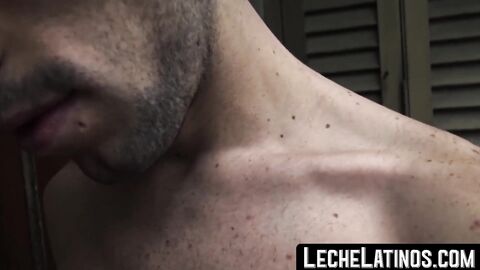 LecheLatinos.com - Straight Latino's gay awakening with a raw, passionate outdoor ana