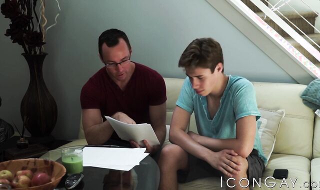 Roommates Alex Hawk and Billy Santoro sneak around for forbidden sex