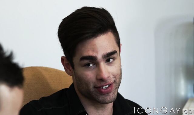 Lucas Leon serves his hole as dessert for his crush Nic Sahara