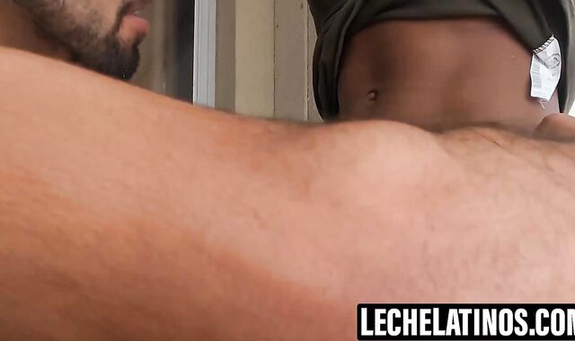 LecheLatinos.com - Henrique Alagoanoo strips for Andres' black cock