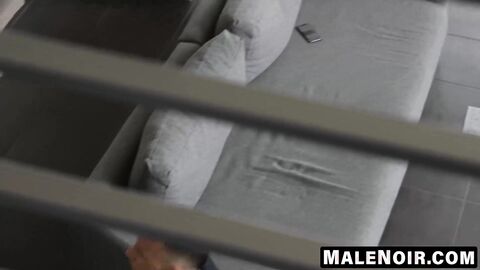 MaleNoir.com - Jarret Moon and pals in passionate hardcore threesome